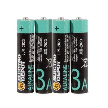 Electro Depot Alkaline LR03 Baterías AAA Pack 4