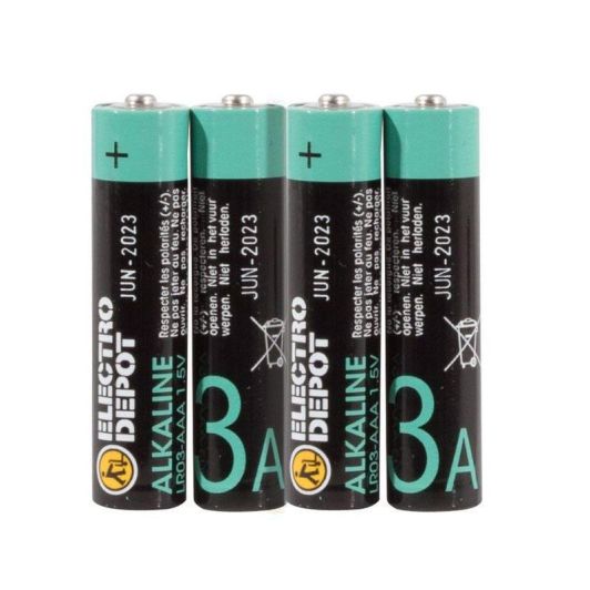 Electro Depot Alkaline LR03 AAA Batterien 4er Pack