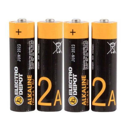 ELECTRO DEPOT Alkaline LR06 AA-Batterien 4 Stück