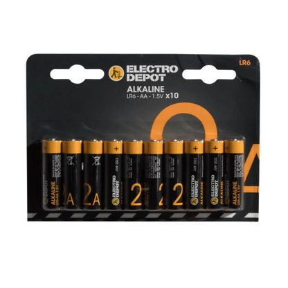 Electro Depot Alkaline LR06 AA Batterien 10er Pack