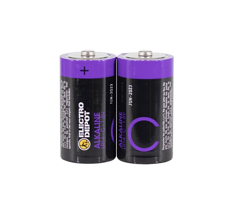 ELECTRO DEPOT Alkaline LR14 Batterien 2 Stück