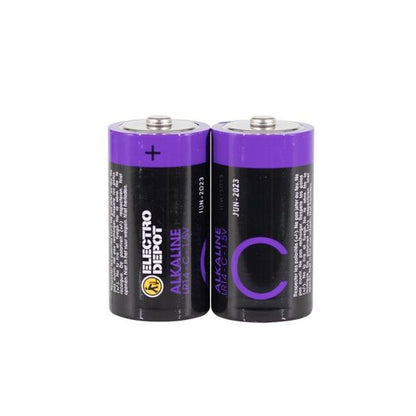 Electro Depot Pilas Alcalinas LR14 C Pack 2 Uds