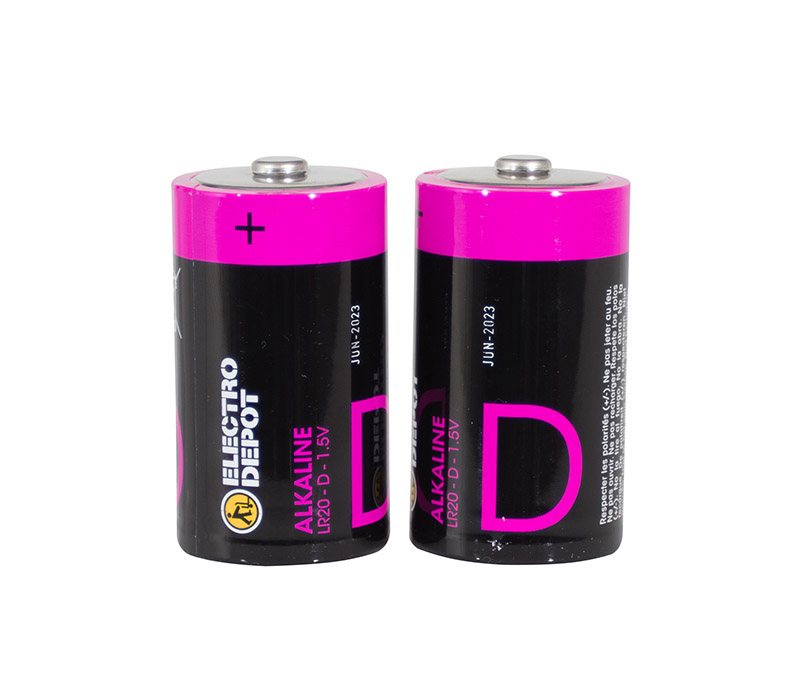 Electro Depot Alkaline LR20 Batterien Pack 2 Stück