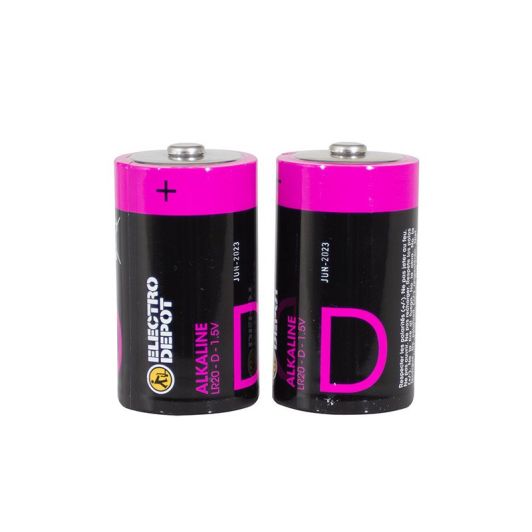 Electro Depot Alkaline LR20 Batterien Pack 2 Stück