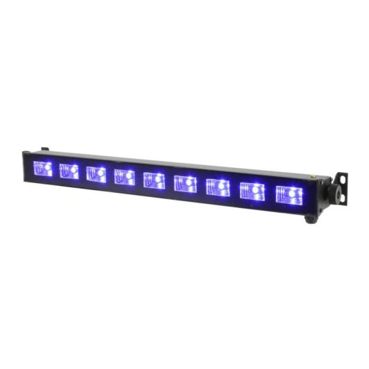 BEE STAR Neon UV-Licht 10‑LEDs 6 cm × 51 cm Schwarz Mit Schalter