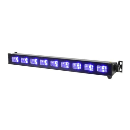 BEE STAR Neon UV-Licht 10‑LEDs 6 cm × 51 cm Schwarz Mit Schalter