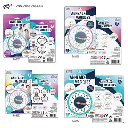 GROUPE CMP Magische Spiralling-Ringe Set 9 Farben Spielzeug