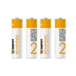 Electro Depot Pack Pilas Recargables LR06 AA 4 uds 2100 mAh