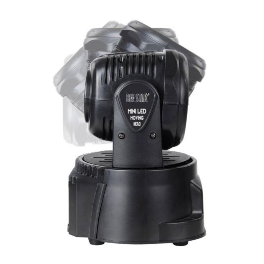 BEE STAR BEEMOVE WASH Mobile Kopflicht, 8 RGB-LEDs, 10 W, drehbar