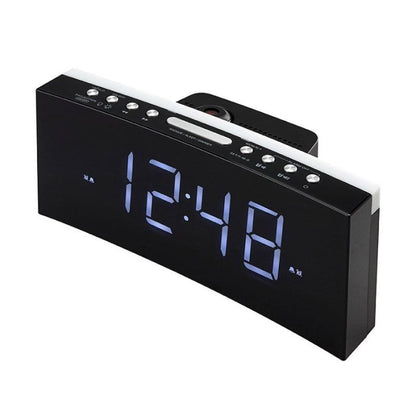 Edenwood Jumbo Curved Radio Despertador Proyección de Techo Negro