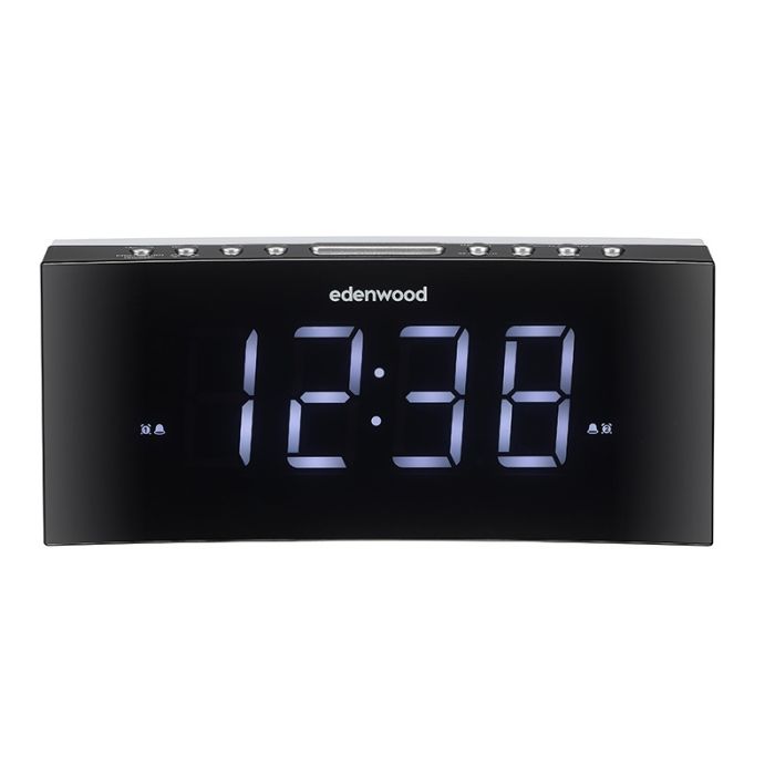 Edenwood Jumbo Curved Radio Despertador Proyección de Techo Negro