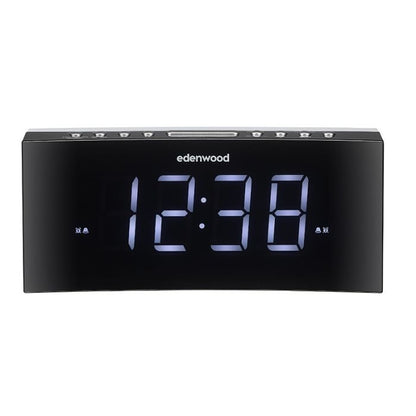 Edenwood Jumbo Curved Radio Despertador Proyección de Techo Negro