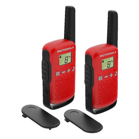 Motorola T42 Twin Walkie Talkie Rot, 4 km Reichweite