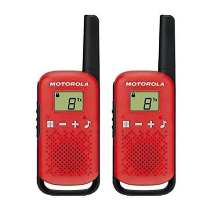 Motorola T42 Twin Walkie Talkie Rot, 4 km Reichweite