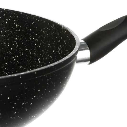 Wok Acero Forjado 28cm Negro Sin PFOA