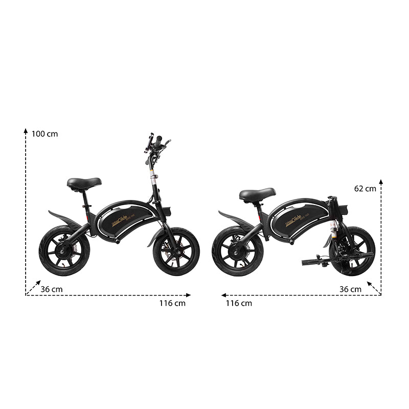 URBANGLIDE 140S Ciclomotor Eléctrico Plegable 14\" Negro