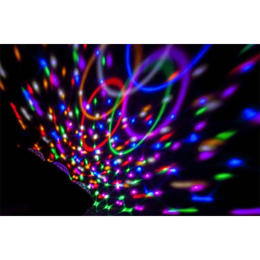 BOOST 6‑LED Lichtkugel Spot Schwarz 2 kg Für Partys