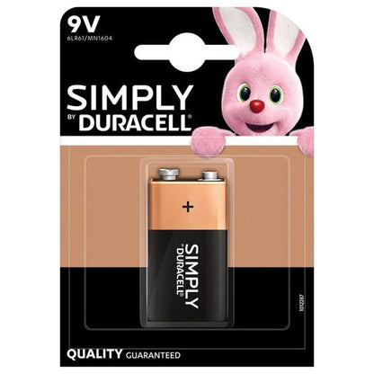 Duracell Simply Pack Pila 9V 6LR21 1 Ud