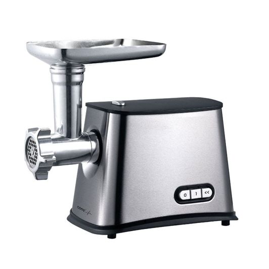 COSYLIFE CL-MG02X Fleischwolf 500W Silber 2 Geschwindigkeiten 3 Aufsätze