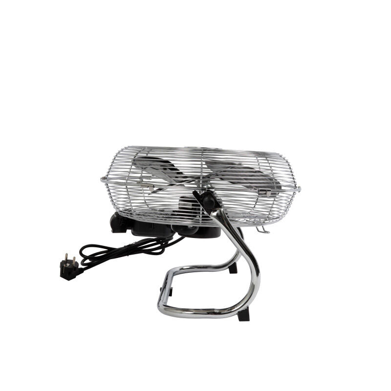 VALBERG Bodenventilator 40W 30 cm 3‑Stufen Verstellbarer Neigungswinkel Chrom