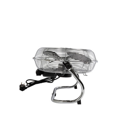 VALBERG Bodenventilator 40W 30 cm 3‑Stufen Verstellbarer Neigungswinkel Chrom