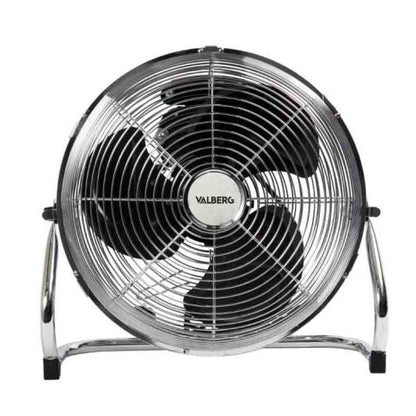 VALBERG Ventilador de Suelo Industrial 40W 3 Velocidades Cromado