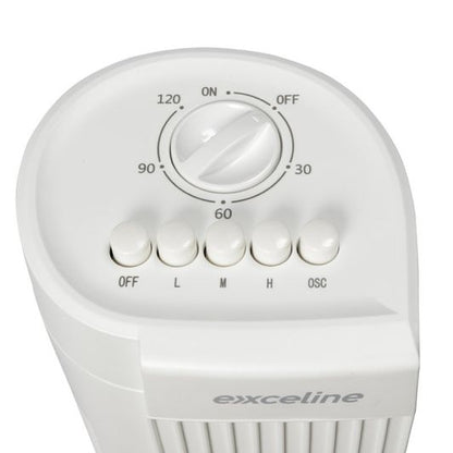 VALBERG EX‑T80 Turmventilator 45 W 3‑Geschwindigkeiten Weiß