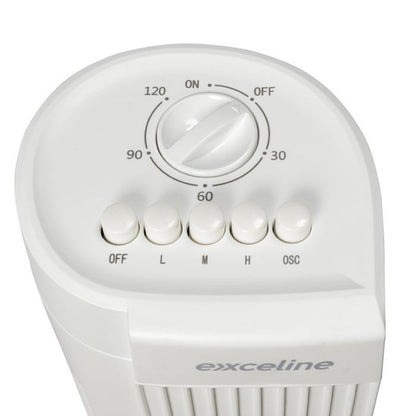 Ventilador De Torre VALBERG EX-T80 45W 3 Velocidades Oscilante Blanco