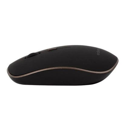 EDENWOOD MWLS01B Ratón Inalámbrico Diseño Ergonómico Negro y Cobre