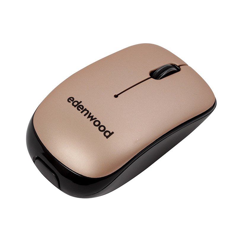 Edenwood Mini Maus Kabellose Kompakt 800–1600 DPI Schwarz
