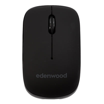 Edenwood Mini Maus Kabellose Kompakt 800–1600 DPI Schwarz