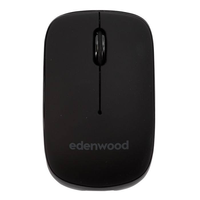 EDENWOOD Mini Ratón Inalámbrico 800‑1600 DPI Negro/Champán