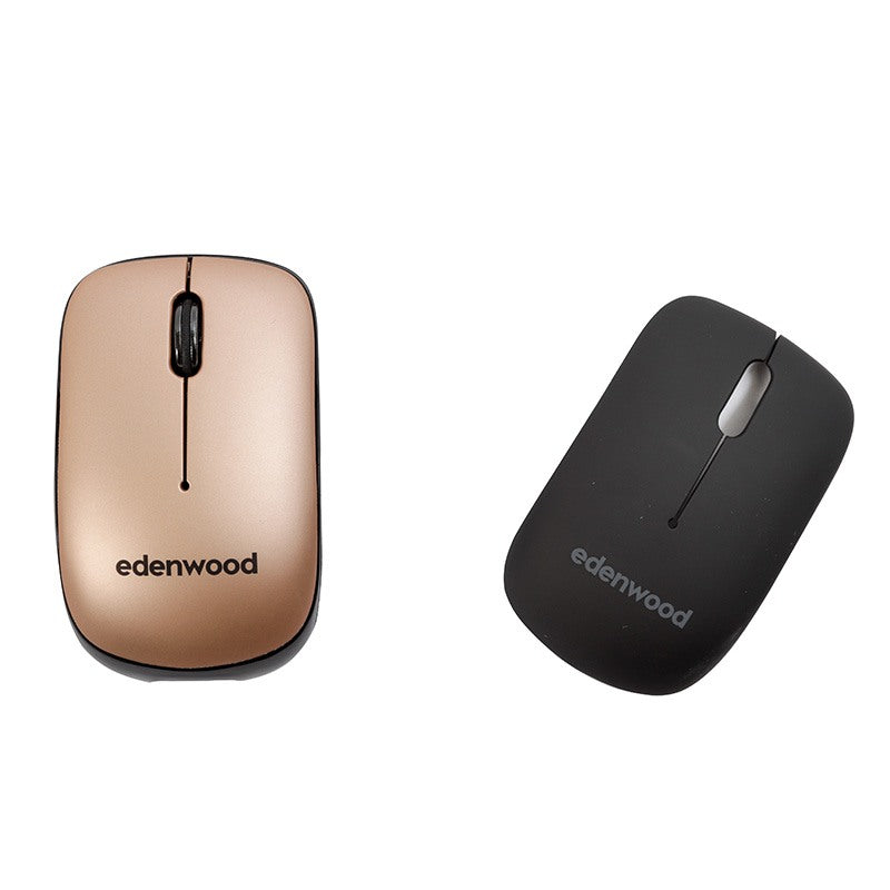 Edenwood Mini Maus Kabellose Kompakt 800–1600 DPI Schwarz