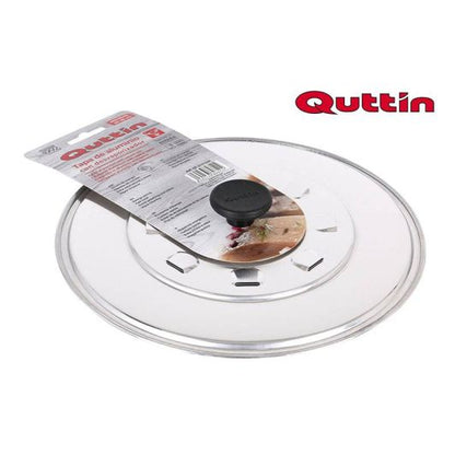 QUTTIN Pfannendeckel Aluminium 28 cm Inox für Kochgeschirr