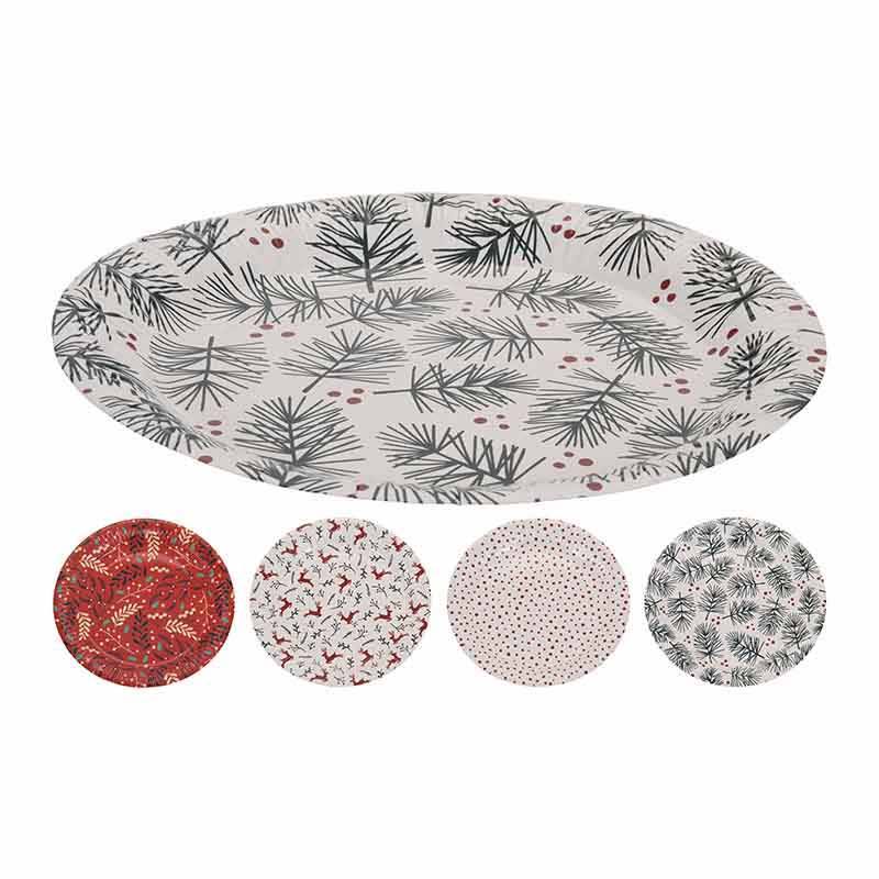 Koopman 10er Pack Einweg‑Kartonplatten 22,5 cm