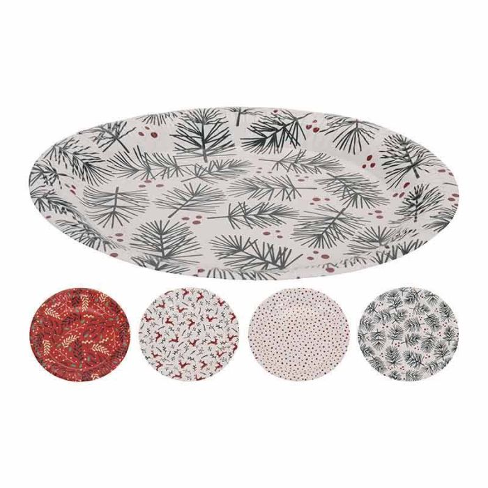 Koopman International Pack 10 Platos de Cartón 22.5cm Descartables
