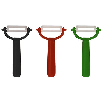Keramischer Küchen-Peeler Mehrfarbig 24 cm Höhe 10 cm Breite 2,5 cm Tiefe