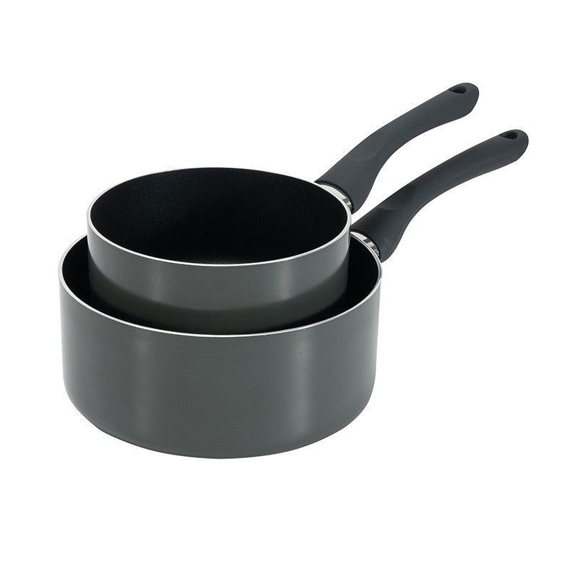 COSYLIFE 2er-Set Kochtöpfe 16 cm & 20 cm Aluminium Teflon Spülmaschinenfest