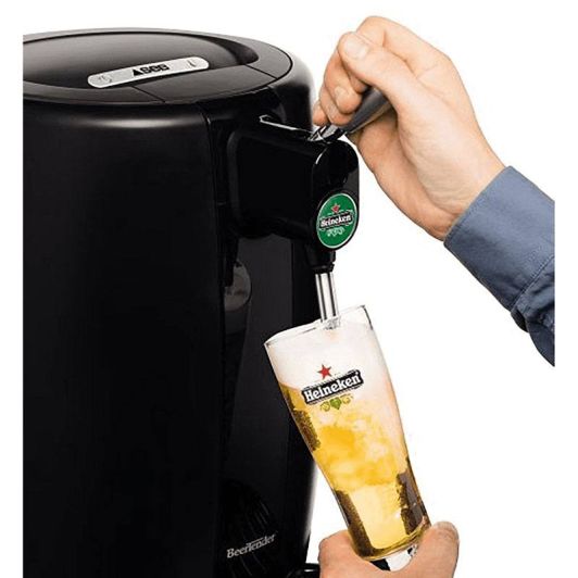 SEBVB310810 Beertender Bier Zapfanlage 5L Schwarz Inox