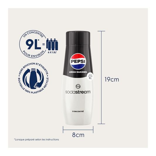 SODASTREAM PEPSI MAX Concentrado 440ml para Máquina de Soda