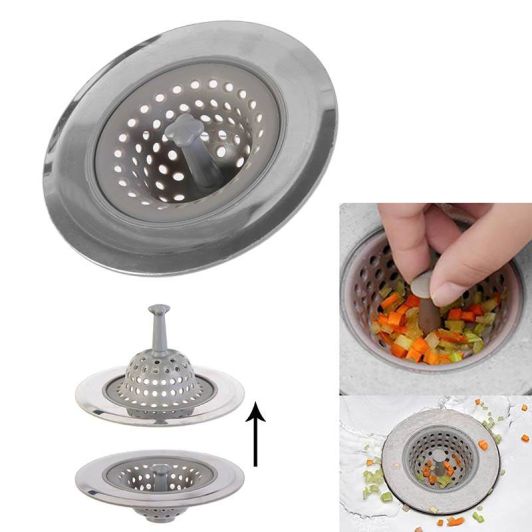 GROUPE CMP Silikon Edelstahl Spülbeckenfilter 6 Cm Praktisch