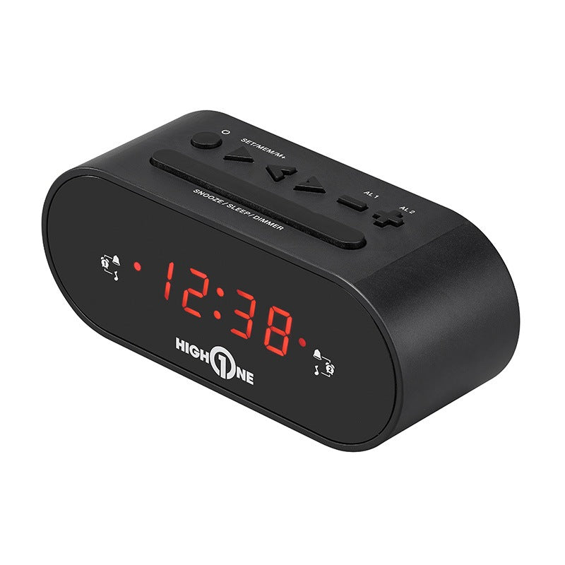 High One Dualer Alarm Radio Schwarz