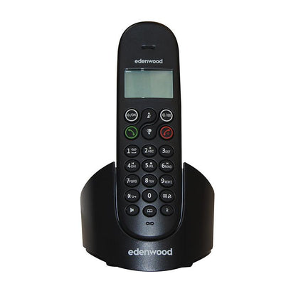 Edenwood Teléfono Fijo Negro 7h Autonomía 20 Contactos