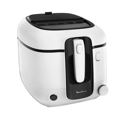 Moulinex Super Uno YY4544FB Fritteuse 2,2L 1800W Antiolorenfilter Inox Schwarz