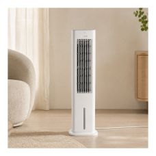 Climatizador Evaporativo VALBERG DSKOOL-21 con Depósito de Agua 3 Velocidades Función Humidificador Oscilante Blanco