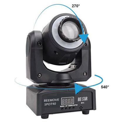BEESTAR BEEMOVE SPOT 40 Mobile Kopflicht Schwarz