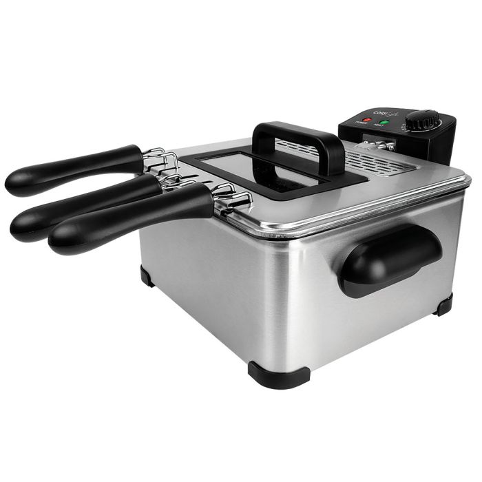 Freidora de Aceite COSYLIFE CL-FR4.5 Inox 4,5 Litros 2000W Acero
