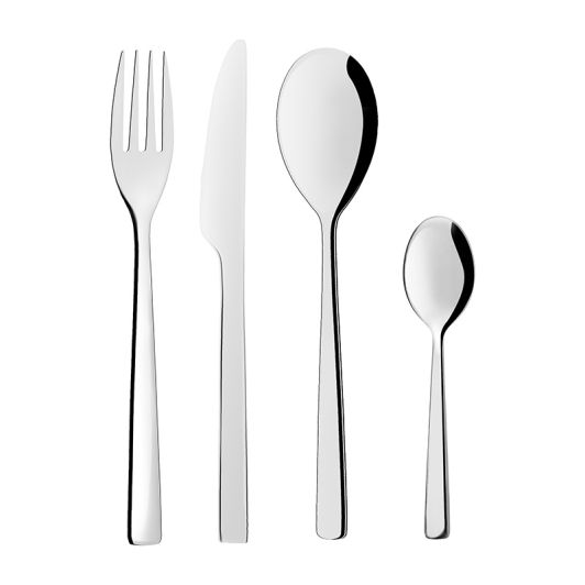 Edelstahl Besteck Set 24 Teile Klassisches Design Für Küche