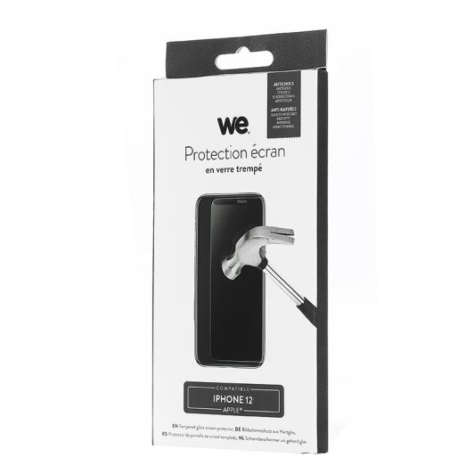Cristal Templado WE Protector de Pantalla para iPhone 12/12S