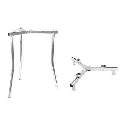 ALGON Verstellbares Edelstahl-Stativ für Paellero, 10 cm × 34 cm × 72 cm, 2,14 kg, Einfach